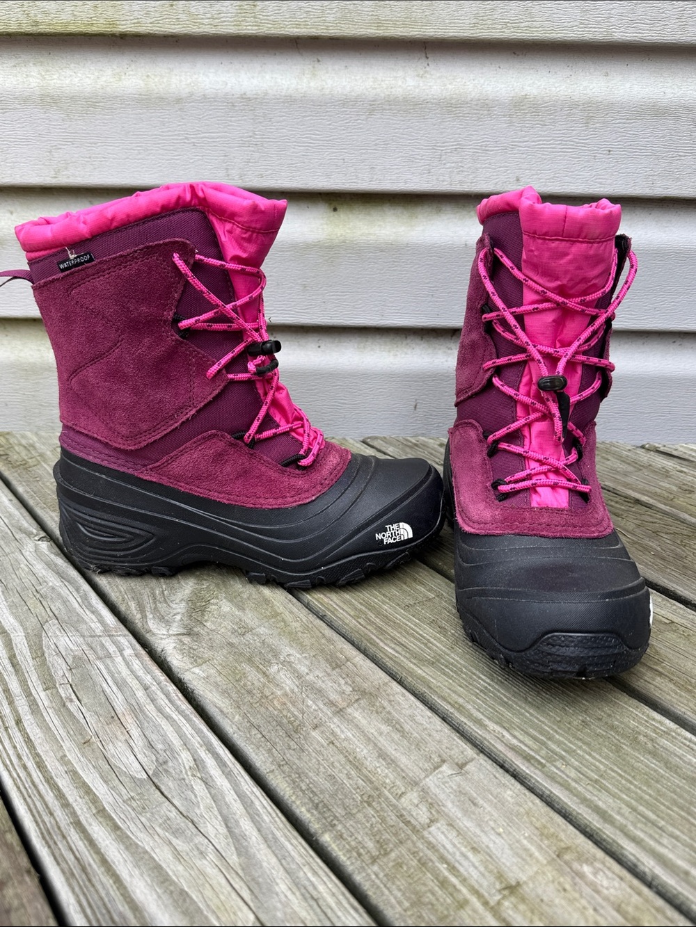 The North Face Kids Winter Boots - Pink & Dark Pink